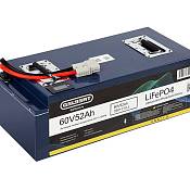 Литиевый тяговый аккумулятор Gelbert LiFePO4 (60V/52Ah/80A/3,120Wh) BT/Display